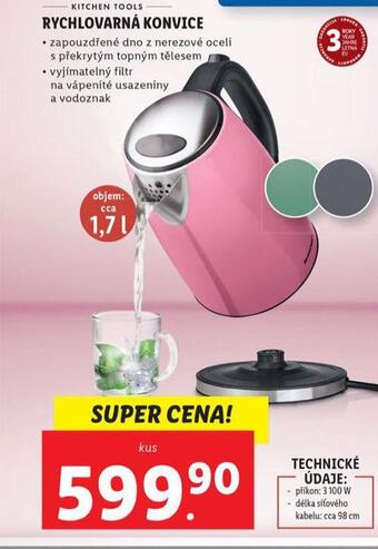 Lidl Rychlovarná konvice nabídka