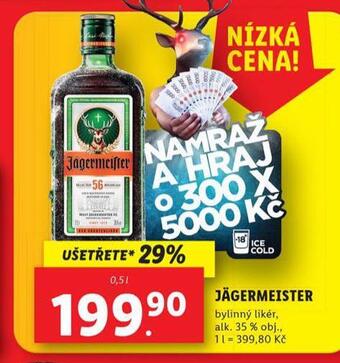 Lidl Jagermeister nabídka