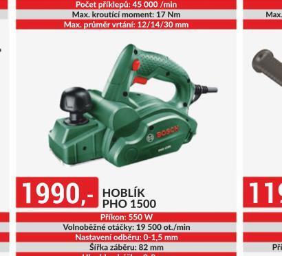Baumax Hoblík bosch nabídka