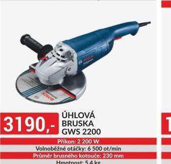 Baumax Úhlová bruska nabídka