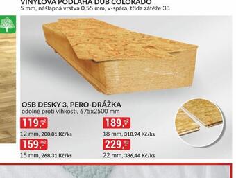 Baumax Osb desky 22 mm nabídka