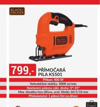 Baumax Přímočará pila black & decker nabídka