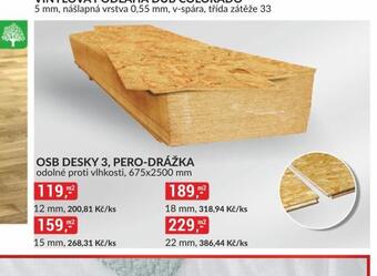 Baumax Osb desky 18 mm nabídka