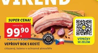 Lidl Vepřový bok s kostí nabídka