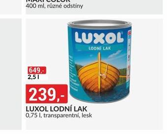 Baumax Luxol lodní lak nabídka