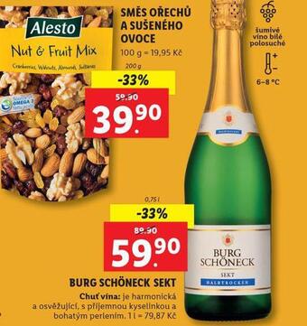Lidl Burg schoneck sekt nabídka