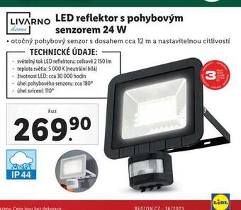 Lidl Led reflektor s pohybovým senzorem nabídka