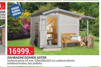 Baumax Zahradní domek aster nabídka