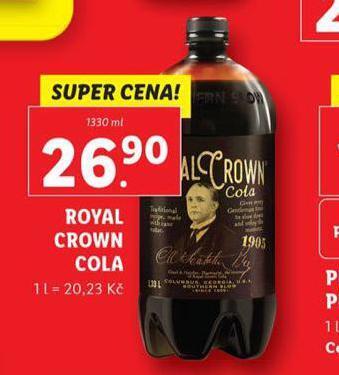 Lidl Royal crown cola nabídka