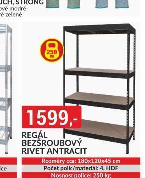Baumax Regál bezšroubový nabídka