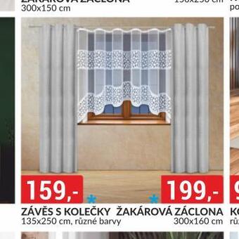 Baumax Žakárová záclona nabídka