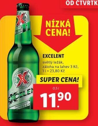 Lidl Pivo excelent nabídka