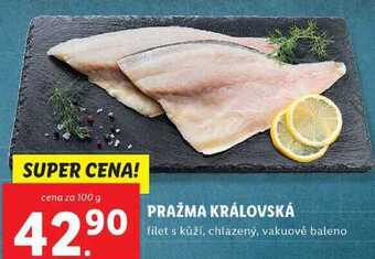 Lidl Pražma královská, cena za 100 g nabídka