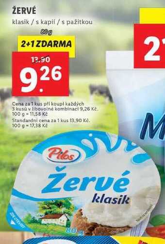 Lidl Žervé, 80 g nabídka