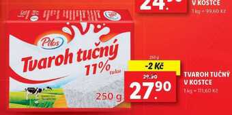 Lidl Tvaroh tučný v kostce, 250 g nabídka