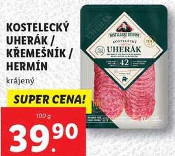 Lidl Kostelecký uherák/křemešník/hermín, 100 g nabídka