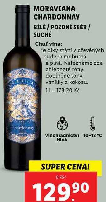 Lidl Moraviana chardonnay, 0,75 l nabídka