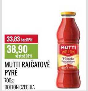 Ratio Mutti rajčatové pyré 700g nabídka