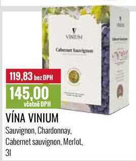 Ratio Vína vinium 3l nabídka