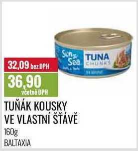Ratio Tuňák kousky ve vlastní šťávě 160g nabídka