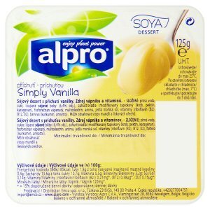 Ratio Alpro soya sójový dezert 125g, vybrané druhy nabídka