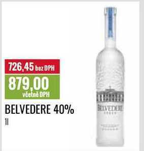 Belvedere 40% 1l