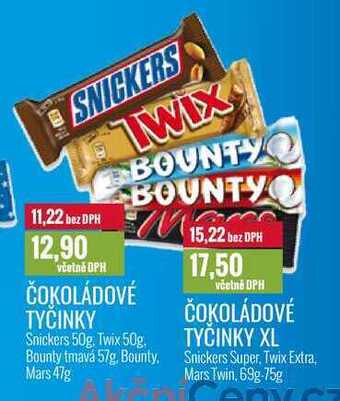 Ratio Čokoládové tyčinky xl 69g-75g nabídka