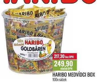Ratio Haribo medvídci box 100x sáček nabídka