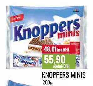 Ratio Knoppers minis 200g nabídka