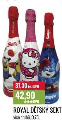 Ratio Royal dětský sekt 0,75l nabídka