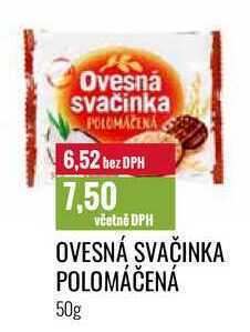 Ratio Ovesná svačinka polomáčená 50g nabídka