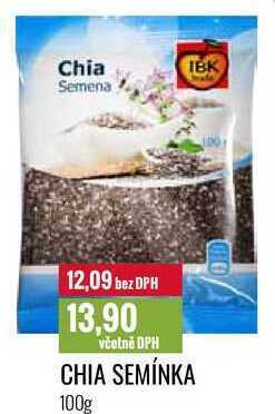 Ratio Chia semínka 100g nabídka