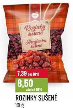 Ratio Rozinky sušené 100g nabídka