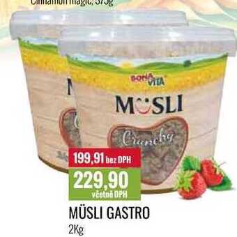 Ratio Müsli gastro 2kg nabídka
