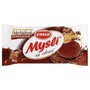Ratio Mysli ovesné sušenky čokoládové - polomáčené 60g nabídka