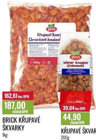 Ratio Brick křupavé škvarky 1kg nabídka