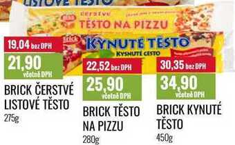 Ratio Brick těsto na pizzu 280g nabídka