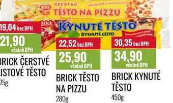 Ratio Brick kynuté těsto 450g nabídka
