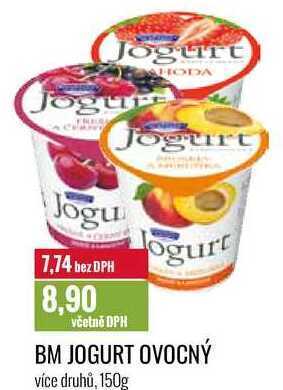 Ratio Bm jogurt ovocný 150g nabídka