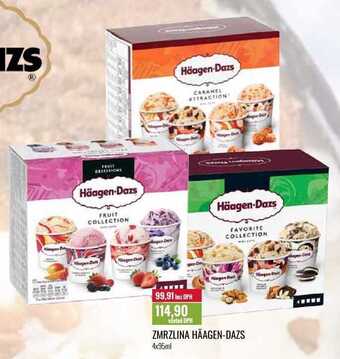 Ratio Zmrzlina häagen-dazs 4x95ml nabídka