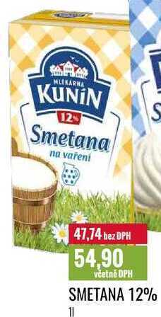 Ratio Smetana 12% 1l nabídka