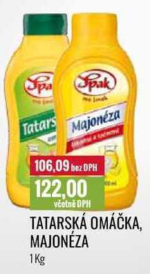Ratio Tatarská omáčka, majonéza 1kg nabídka