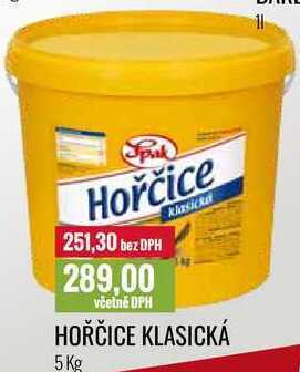 Hořčice klasická 5 kg