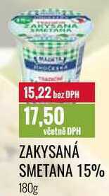 Ratio Zakysaná smetana 15% 180g nabídka