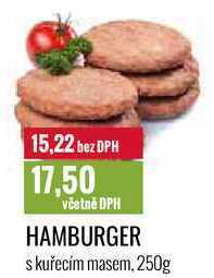 Ratio Hamburger s kuřecím masem, 250g nabídka
