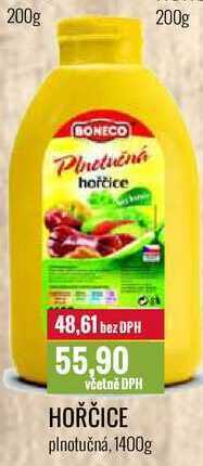 Ratio Hořčice plnotučná, 1400g nabídka