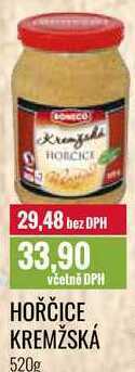 Ratio Hořčice kremžská 520g nabídka