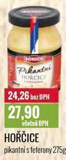 Ratio Hořčice pikantní s feferony 275g nabídka