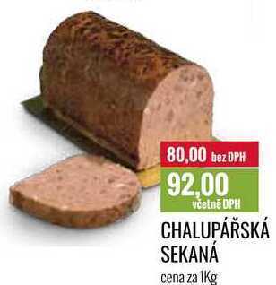 Ratio Chalupářská sekaná cena za 1kg nabídka