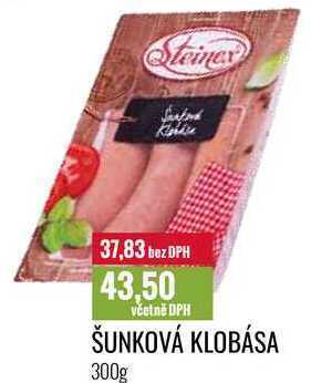 Ratio Šunková klobása 300g nabídka